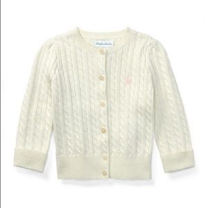 Cable Knit Cotton Cardigan